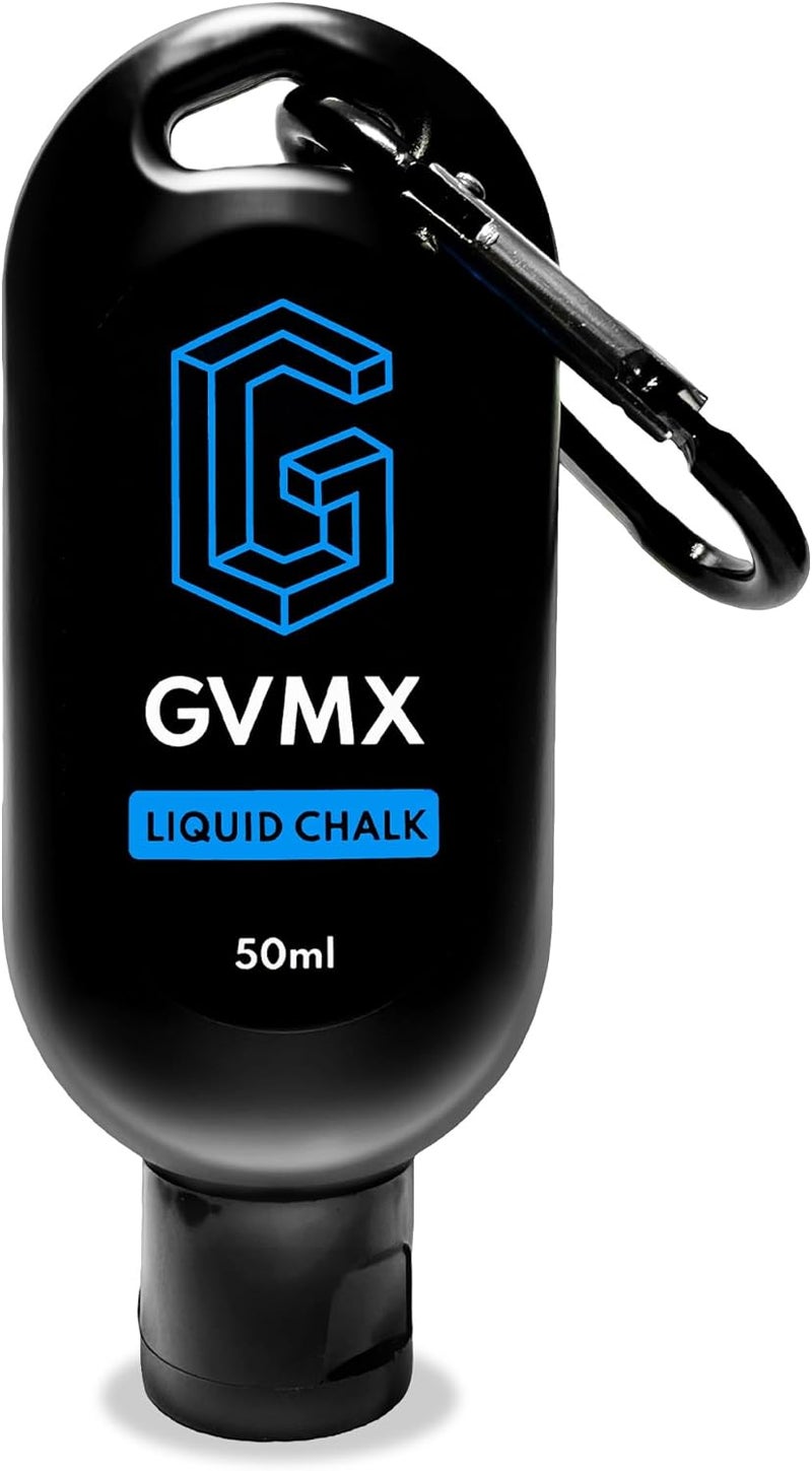 GVMX 50ML/100ML/400ML Superior Grip Premium Liquid Chalk. Long Lasting Mess-Free Gym Chalk for Weightlifting, Gymnastics, Climbing. Fast Drying Refillable Gym Accessories. Package May Vary. - Image 1